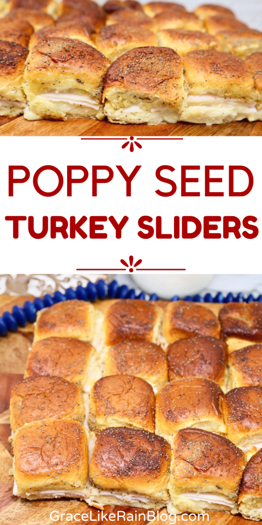 Poppy Seed Turkey and Cheese Sliders