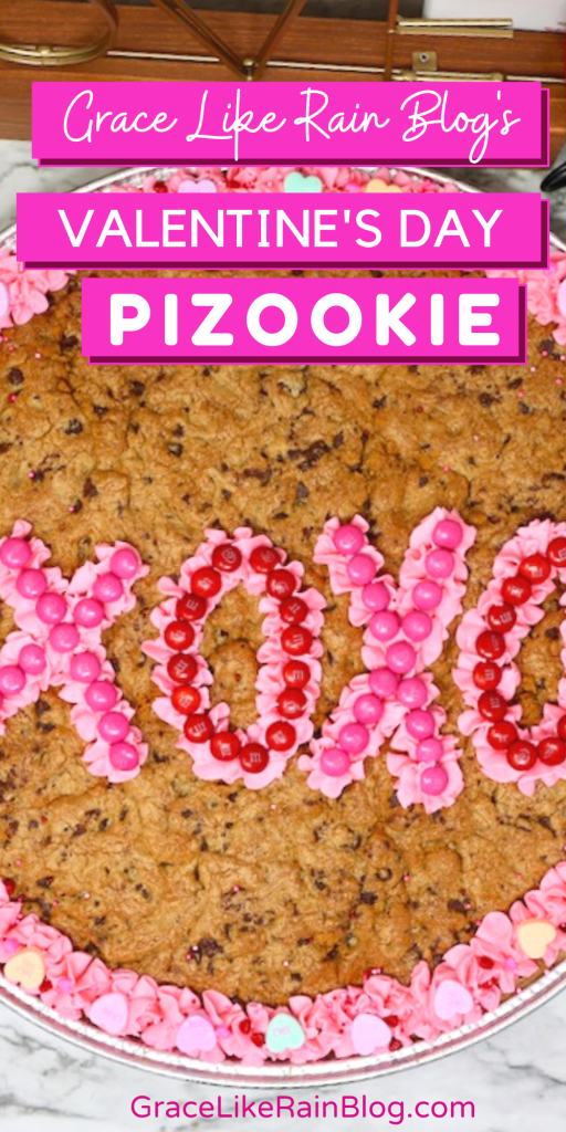 Valentine's Day Pizookie cookie cake