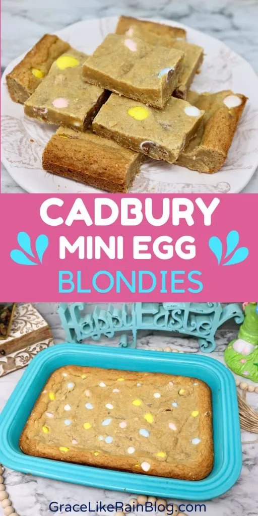 Cadbury Mini Egg Blondies