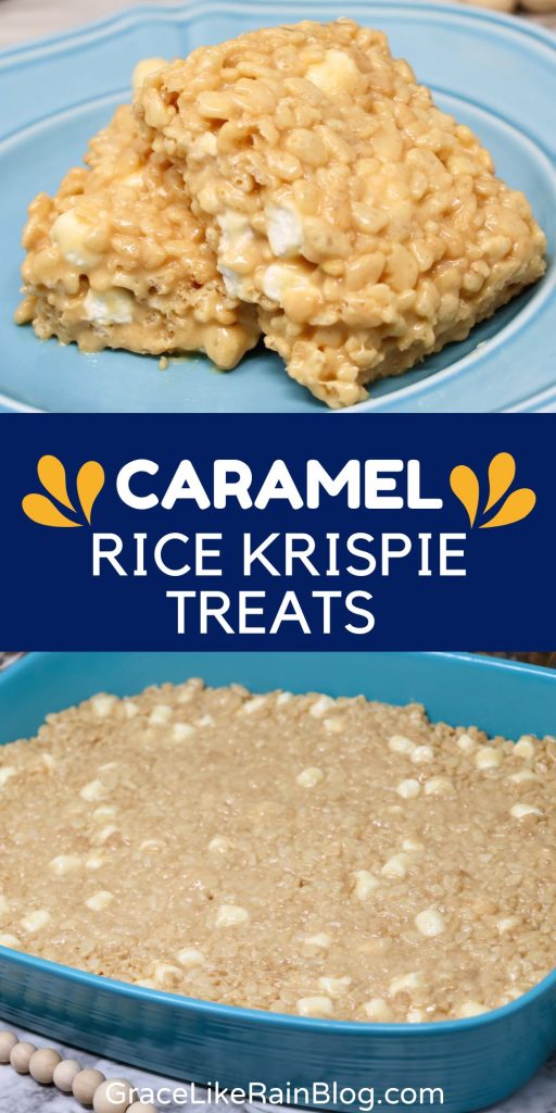 caramel rice krispies treats recipe