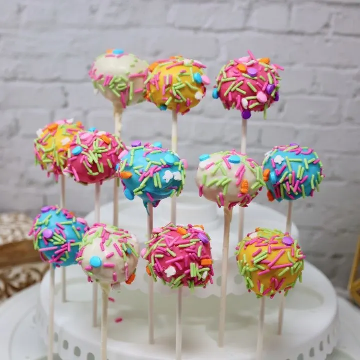 cake pops made from sugar cookies