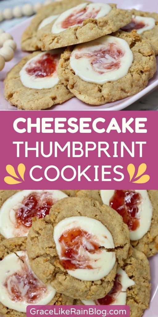 Cheesecake Thumbprint Cookies