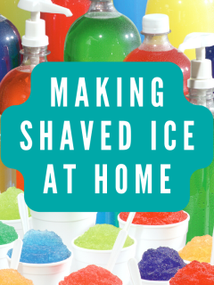 Making Shaved Ice at Home