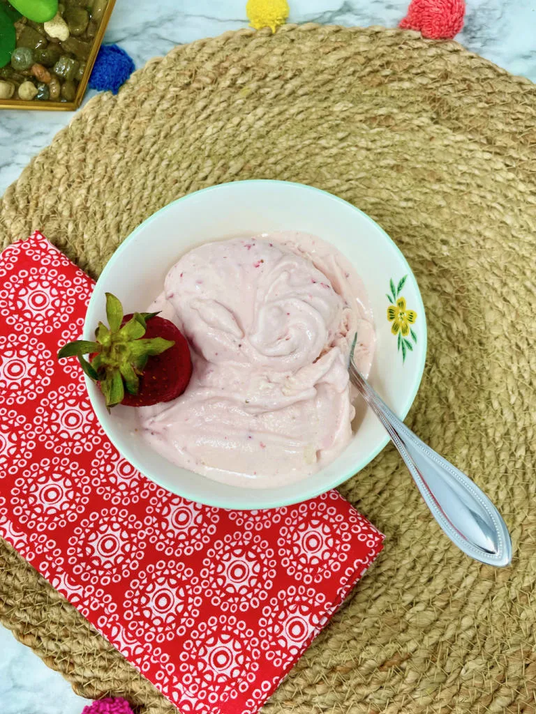 Ninja Creami Strawberry Ice Cream recipe