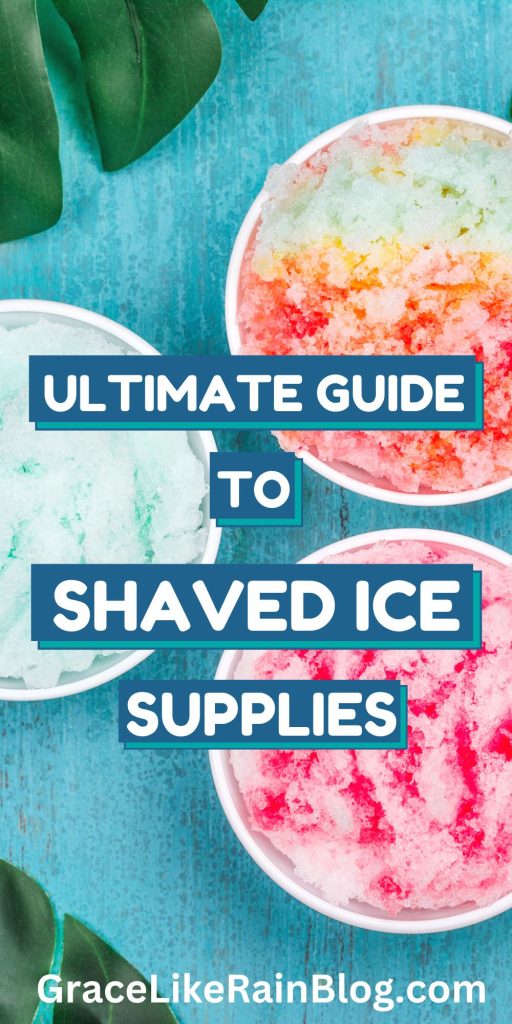 Shaved Ice Supplies