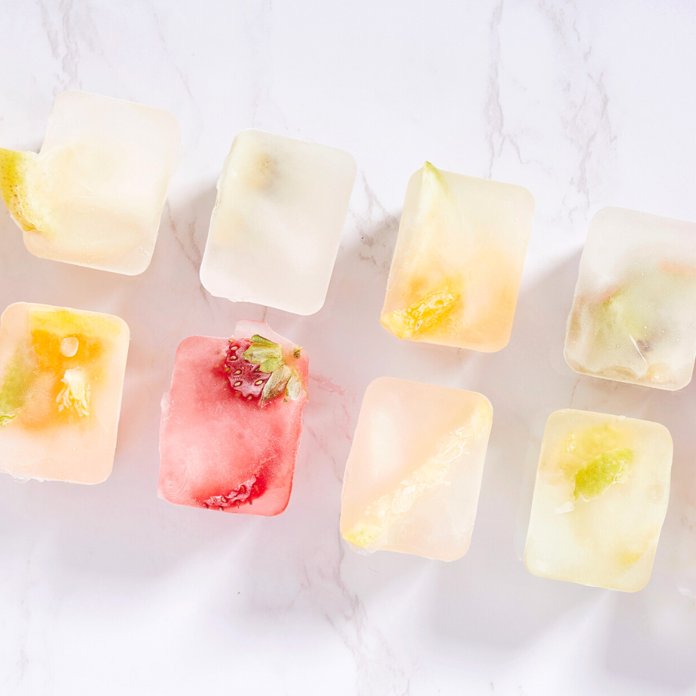 fruit flavored ice cubes