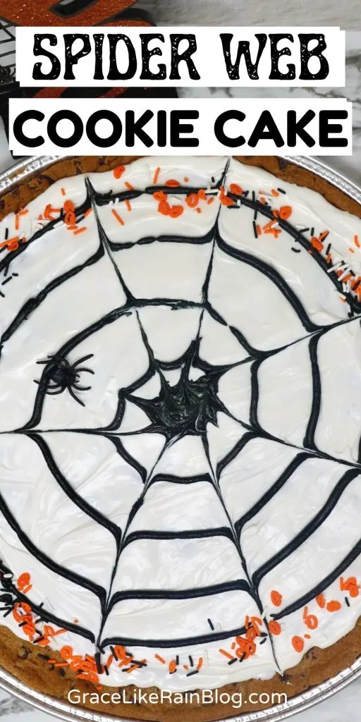 spider web cookie cake recipe
