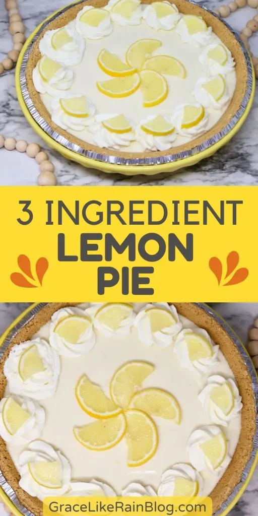 3-ingredient lemon pie recipe