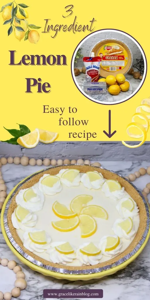 3 ingredient lemon icebox pie recipe