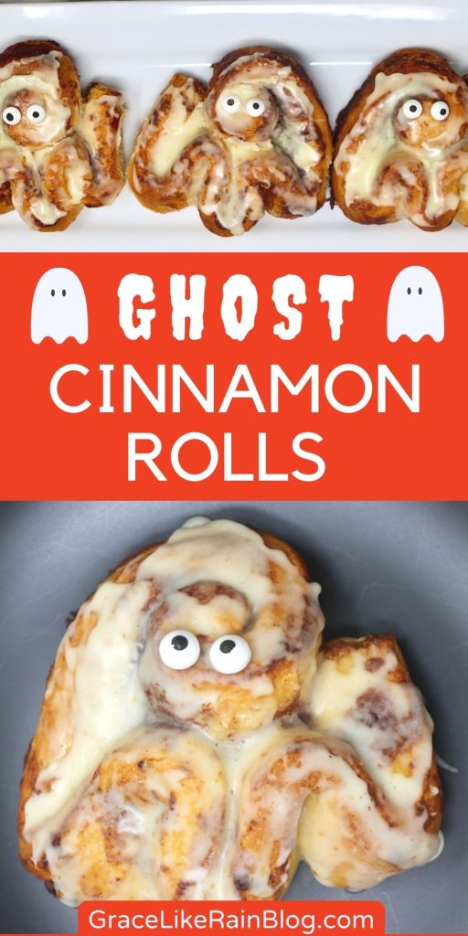ghost cinnamon rolls from refrigerated dough