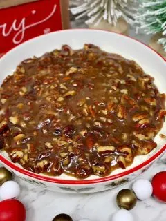 pecan pie dip with cheesecake
