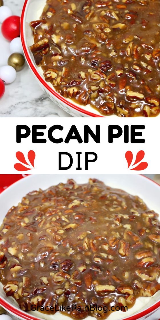 No Bake Pecan Pie Dip Recipe With Cream Cheese - Grace Like Rain Blog