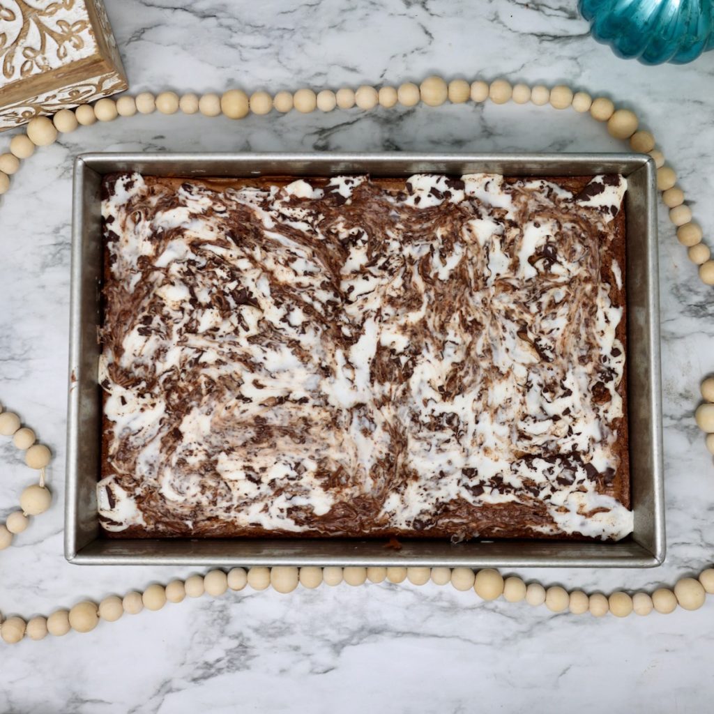 york peppermint patties brownies with frosting