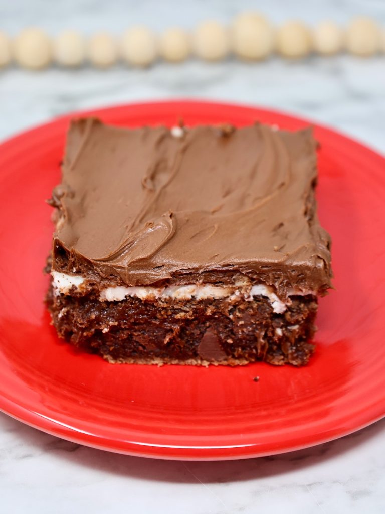 Frosted Peppermint Patty Brownies recipe