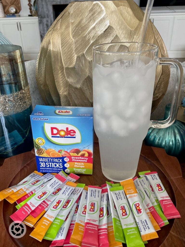 Dole dye free water flavor packets are also aspartame free