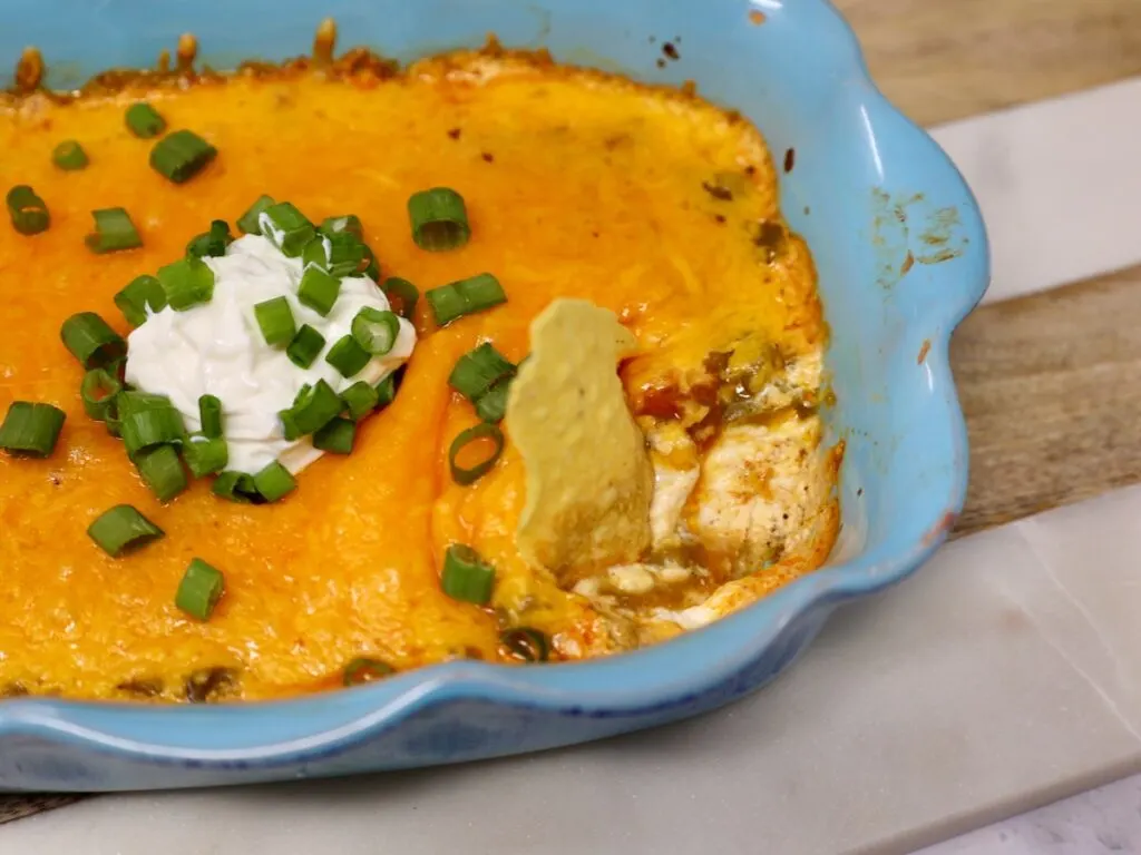 taco dip with cream cheese and salsa
