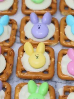 easter bunny pretzel treats recipe