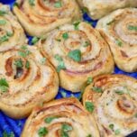 Ham and Swiss Crescent Pinwheels Recipe