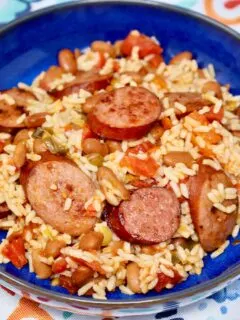 jalapeno beans and rice with smoked sausage