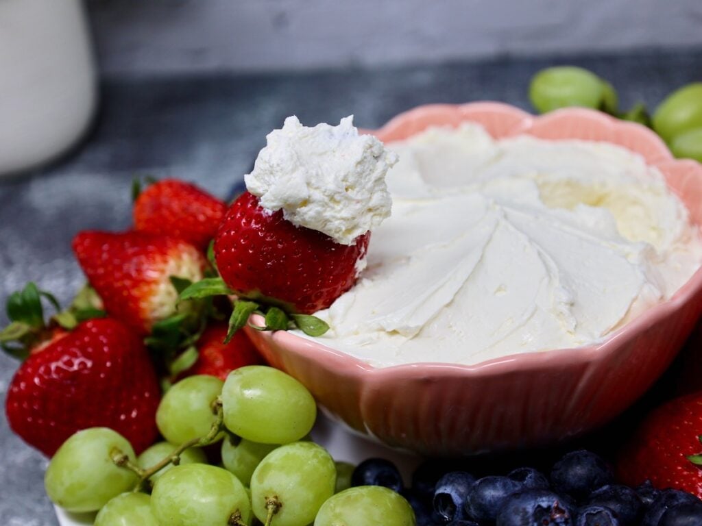 fruit dip with extra creamy cool whip