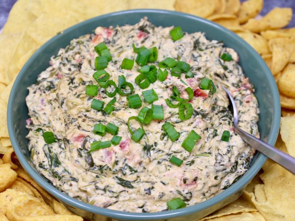 spinach dip with mexican flavors