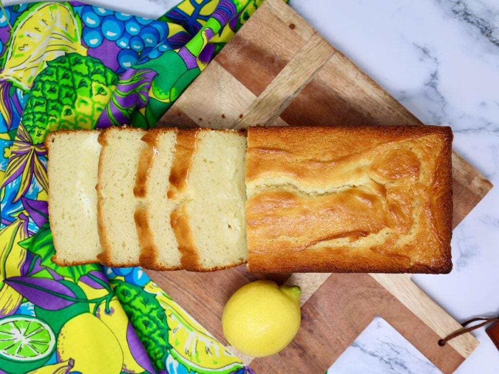 beautiful lemon yellow bread loaf