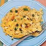 Easy Creamy Chicken Noodle Casserole with Canned Chicken (30-Minute Dinner)