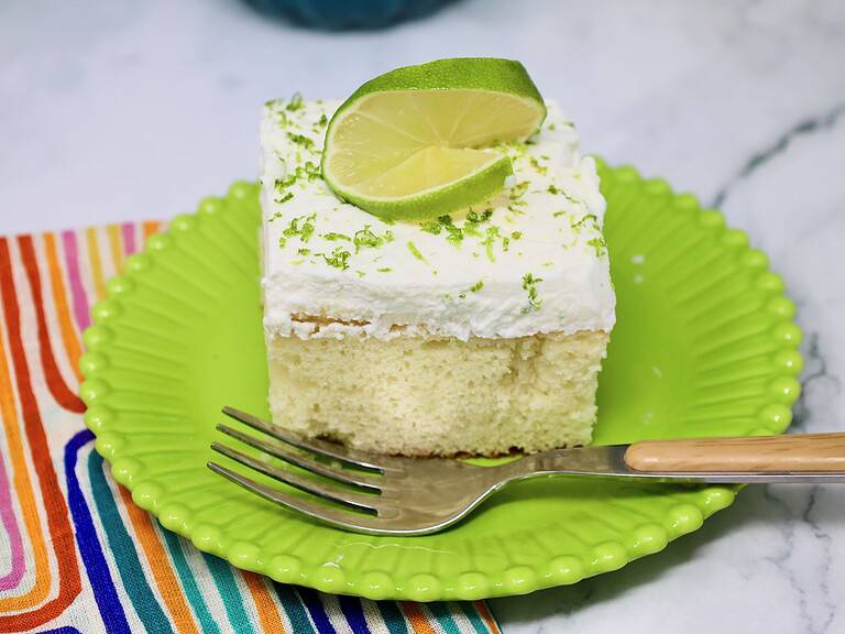 Easy Key Lime Poke Cake (Cold, Creamy, Make-Ahead Dessert)