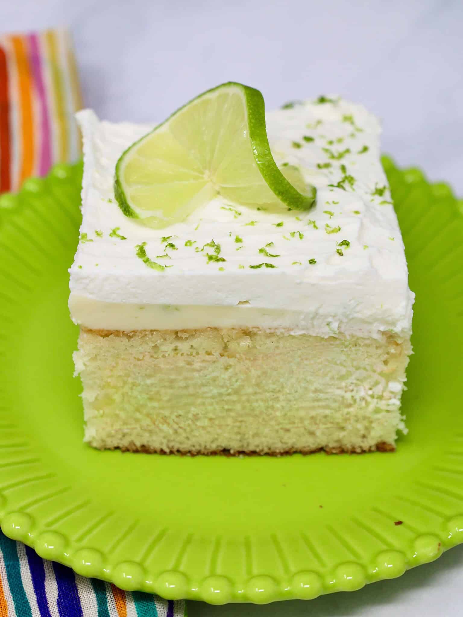 best key lime poke cake recipe soft moist cake with lime filling