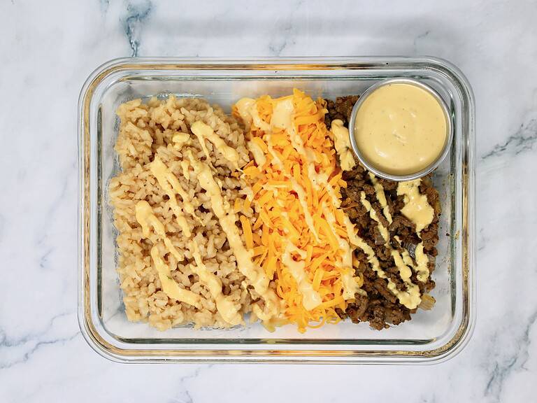 Cheeseburger Rice Bowls (Cheap and Easy Meal Prep Recipe)