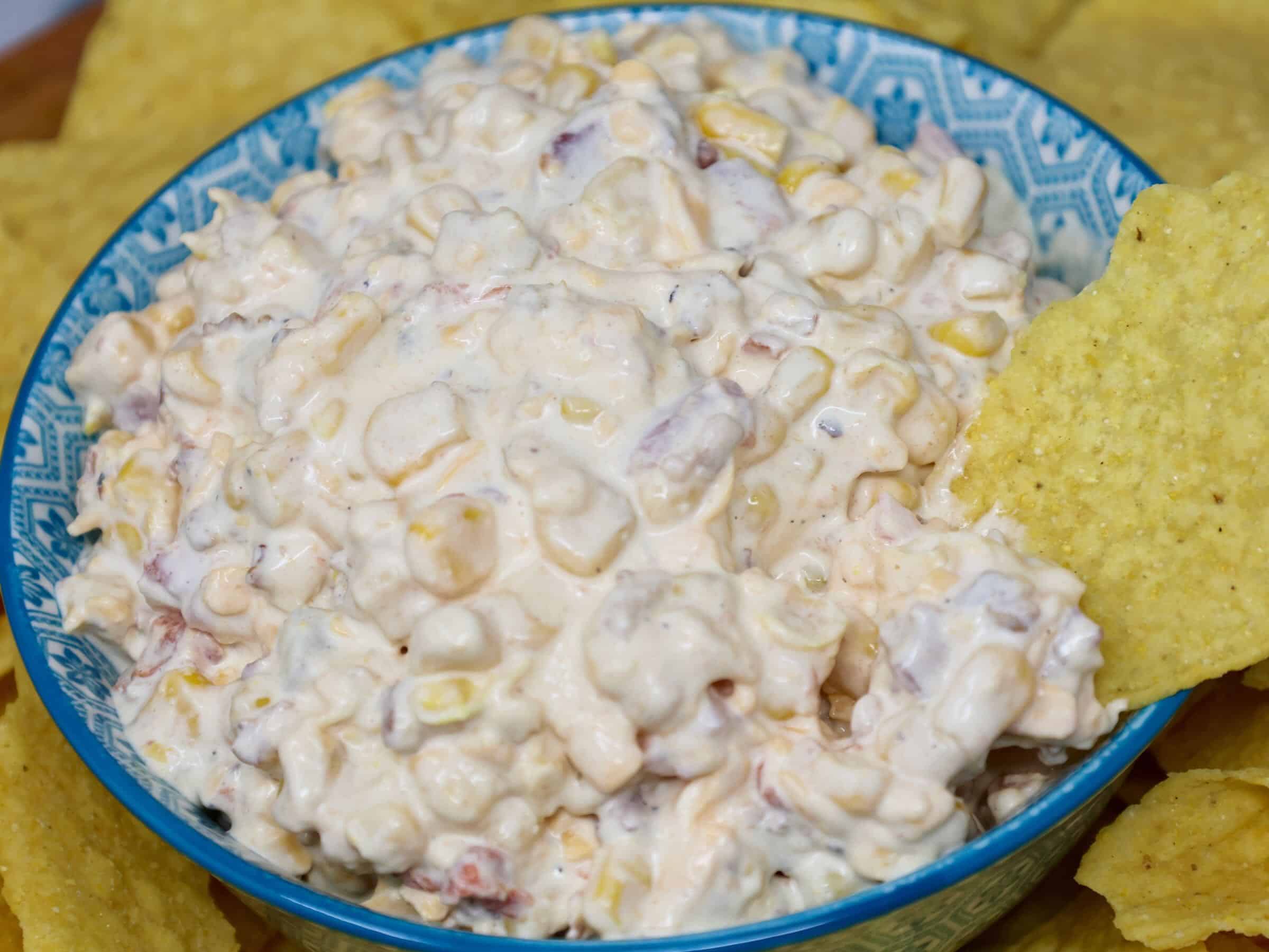 loaded bacon cheddary corn dip recipe