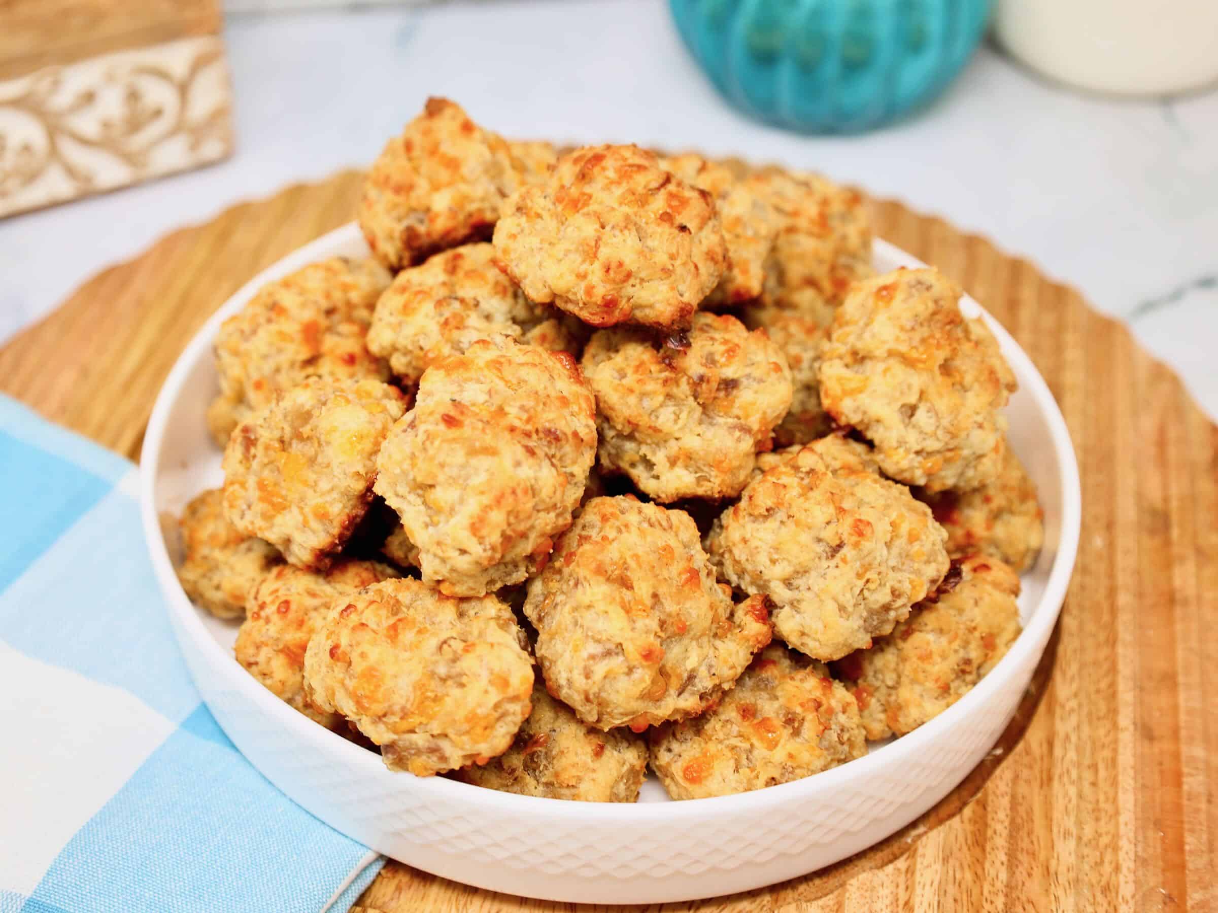 maple sausage balls recipe with bisquick